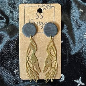 Polymer clay earrings